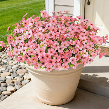 Artificial Flowers for Outdoors, Fake Lavender Plant, Purple
