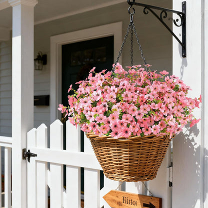 Artificial Flowers for Outdoors, Fake Lavender Plant, Purple
