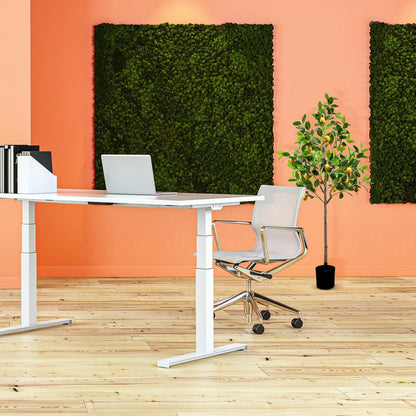 4.59 Feet Fake Orange Tree Artificial Green Plant Decoration | Realistic Fruit, with Plastic Pot, Lifelike Leaves, Home House, Table Office, Garden Indoor Outdoor
