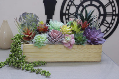 Artificial Succulents Plants Unpotted -14 Pack– Large Fake Succulent Plant Indoor Outdoors – Realistic Faux Cactus Suculentas Bulk for Home DIY Décor – Small Desert Plastic Cacti Succulants