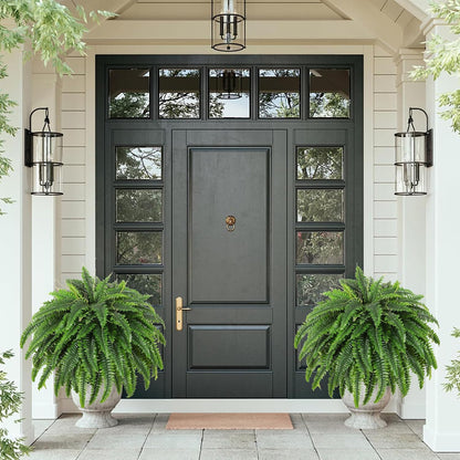 49" Artificial Boston Fern, Outdoor Faux Plant