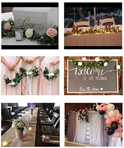 Artificial Flowers 25PCS Real Looking Mixed Living Coral Fake Roses with Stem for DIY Wedding Bouquets Centerpieces Baby Shower Party Home Decorations