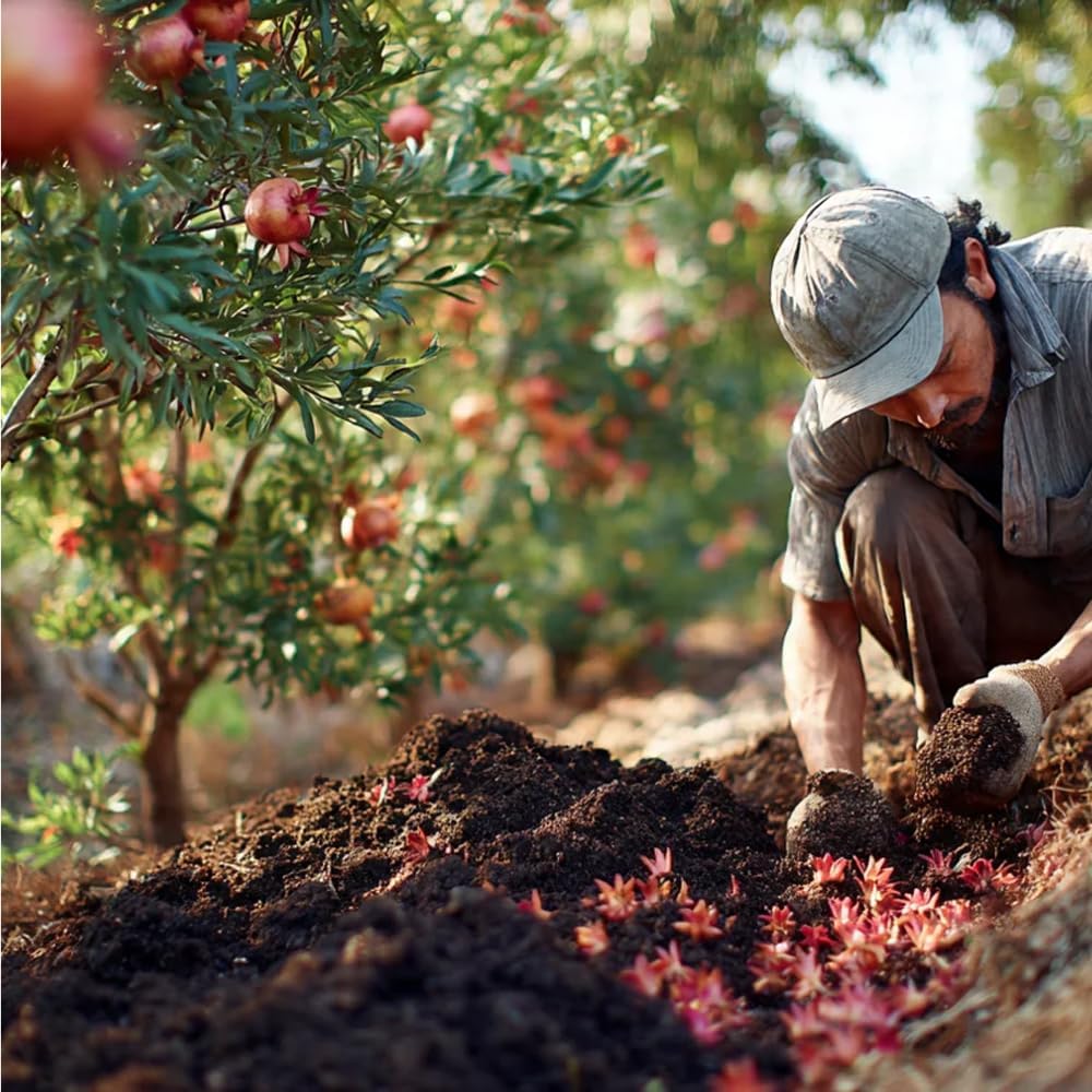 35+ Organic Pomegranate Tree Seeds for Planting-Dwarf Pomegranate Seeds-Punica Granatum Seed Fruit Tree Antioxidant Rich Superfruit Easy to Growing for Home Gardens Outdoor