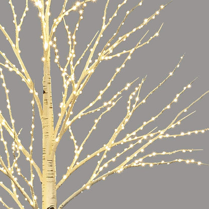 Lighted Birch Twig Tree with Fairy Lights 4FT 200 LED Lights for Indoor Outdoor Home Christmas Holiday Decoration