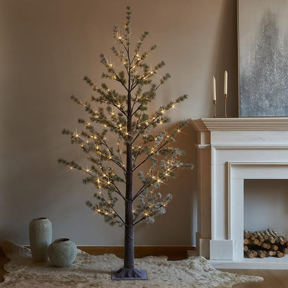 Lighted Birch Twig Tree with Fairy Lights 4FT 200 LED Lights for Indoor Outdoor Home Christmas Holiday Decoration