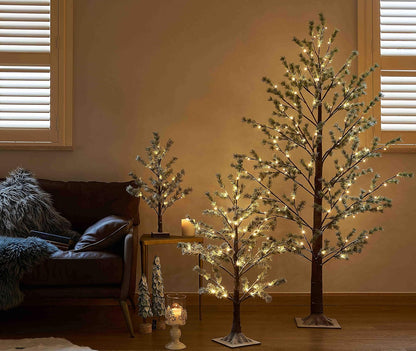 Lighted Birch Twig Tree with Fairy Lights 4FT 200 LED Lights for Indoor Outdoor Home Christmas Holiday Decoration