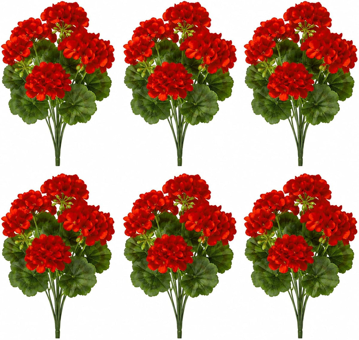 4Pcs 27.5 Inch Red Artificial Bougainvillea Flower Garlands – Silk Fake Vines with 156 Flowers and 48 Leaves, Realistic Artificial Flowers with Stems for Indoor and Outdoor