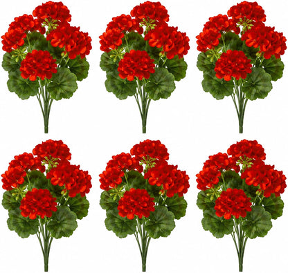 4Pcs 27.5 Inch Red Artificial Bougainvillea Flower Garlands – Silk Fake Vines with 156 Flowers and 48 Leaves, Realistic Artificial Flowers with Stems for Indoor and Outdoor