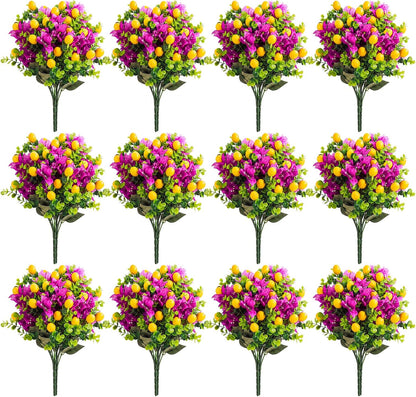 12 Pack Lemon for Decoration Fake Lemon Branches Artificial Vivid Yellow Faux Lemons Tables Centerpiece for Kitchen Stem Fruits for Home Spring Summer Decor
