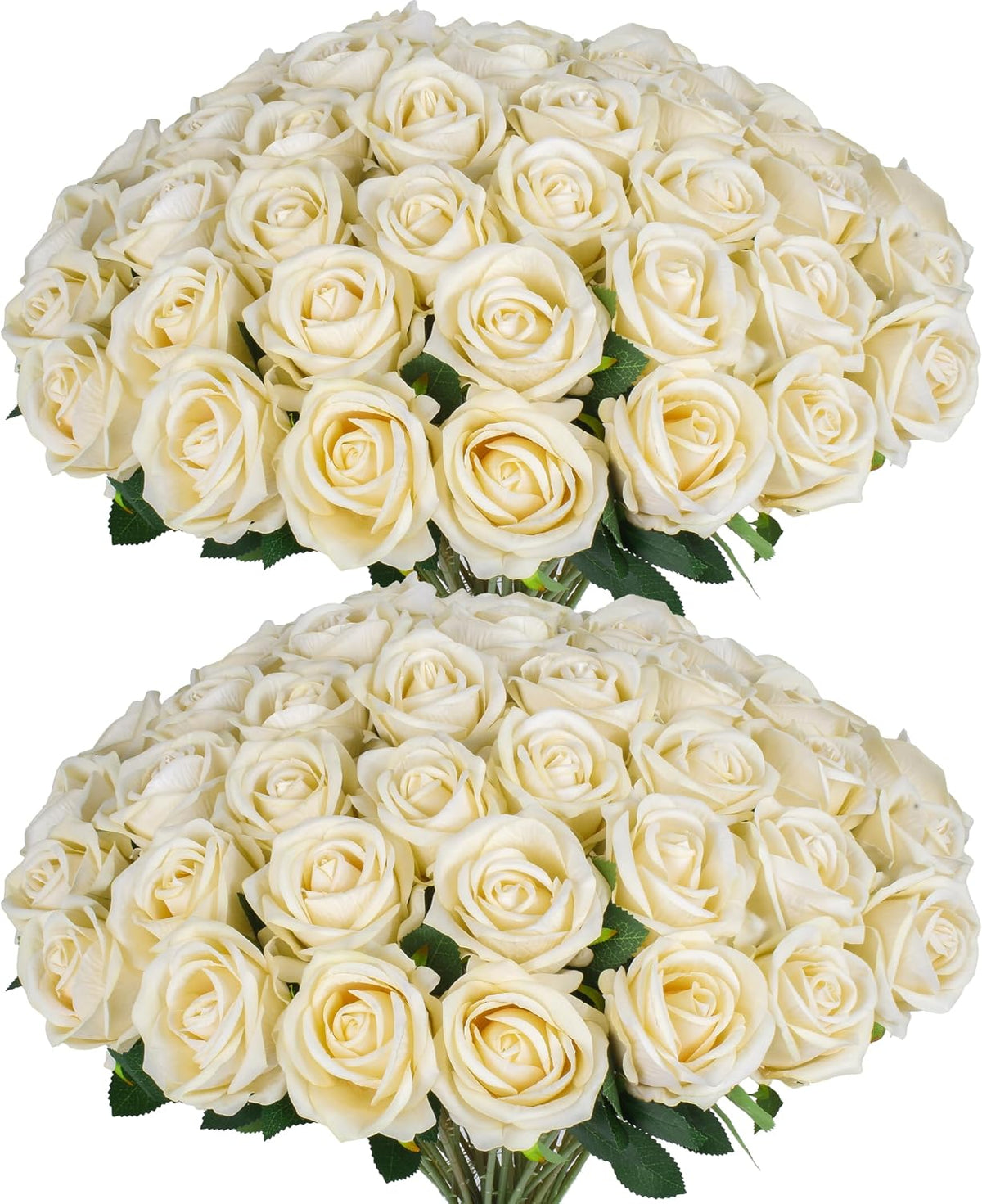 Artificial Red Roses Bulk Realistic Silk Fake Flowers with Long Stems