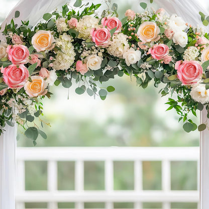 12Pcs Realistic Fake Dark Pink Roses Faux Flowers with Long Stems, Artificial Silk Rose Flowers for Valentines Day Home Wedding Decor Bridal Bouquet