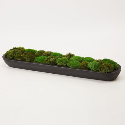 Preserved Pole Moss Pillow Bun Cushion Natural Green Decorative Real Natural Green DIY Kit Terrariums Gardenning Art Wall Decor Florist Decor Easter Table Wedding(1.5 sq.ft, Green-B)