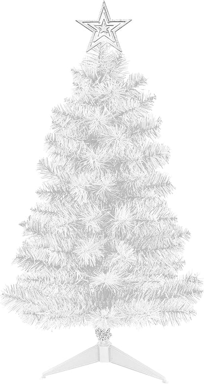 3FT Premium Hinged Artificial Holiday Small Mini Christmas Tree for Tabletop,Home, Office, Indoor and Outdoor Holiday Decoration,Easy Assembly Metal Hinges & Foldable Base