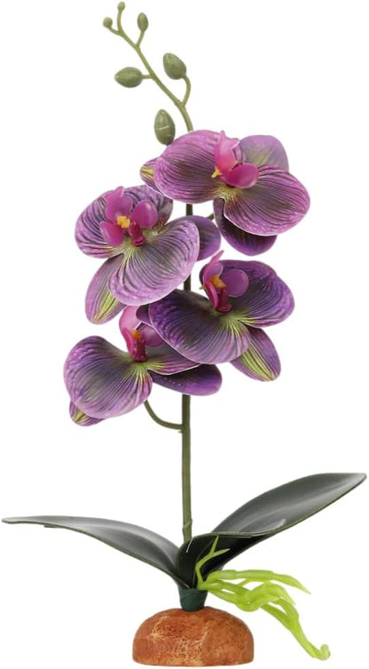 Spotted Fake Orchids, Reptile Terrarium Habitat Décor