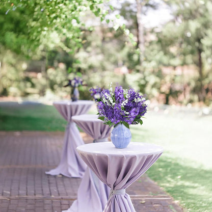 10PCS Lilac Flowers Artificial Silk Purple Bouquet for Decor