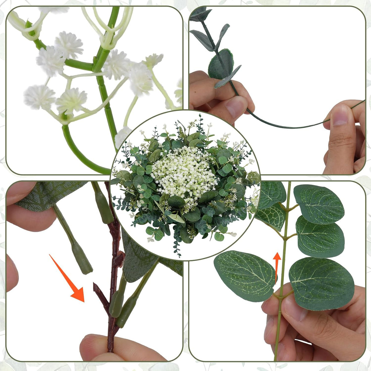 10PCS Lilac Flowers Artificial Silk Purple Bouquet for Decor