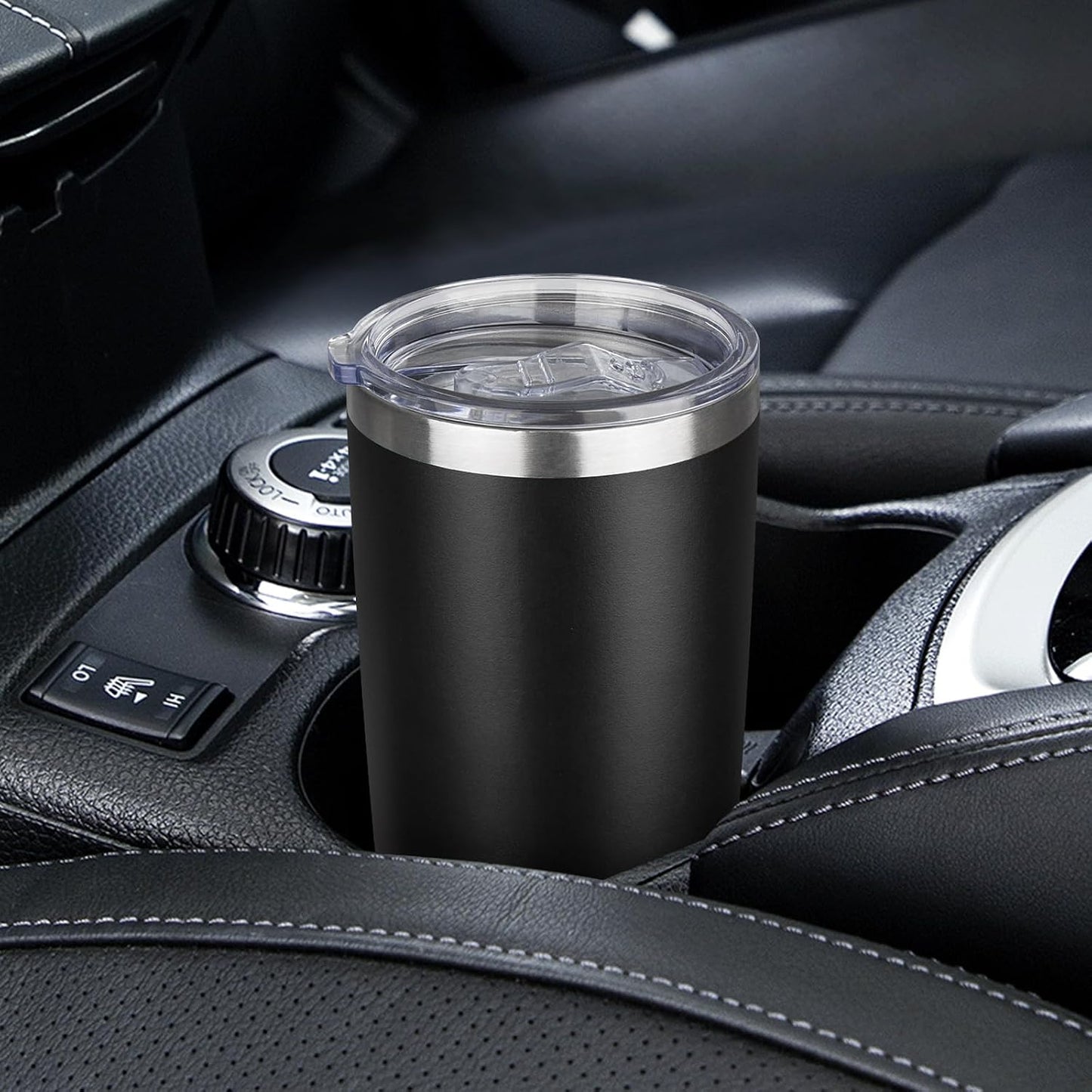 20oz Tumbler Insulated Tumbler with Sliding Lid,(Yellow, 1pack | 304 Stainless Steel,Travel Coffee Tumbler,Double Wall Vacuum,Gifts for Christmas Women Men School Home Office