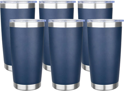 20oz Tumbler Insulated Tumbler with Sliding Lid,(Yellow, 1pack | 304 Stainless Steel,Travel Coffee Tumbler,Double Wall Vacuum,Gifts for Christmas Women Men School Home Office