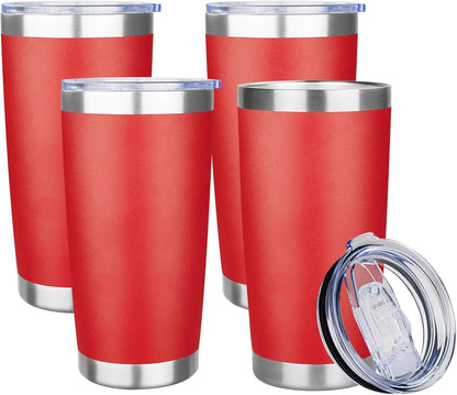 20oz Tumbler Insulated Tumbler with Sliding Lid,(Yellow, 1pack | 304 Stainless Steel,Travel Coffee Tumbler,Double Wall Vacuum,Gifts for Christmas Women Men School Home Office