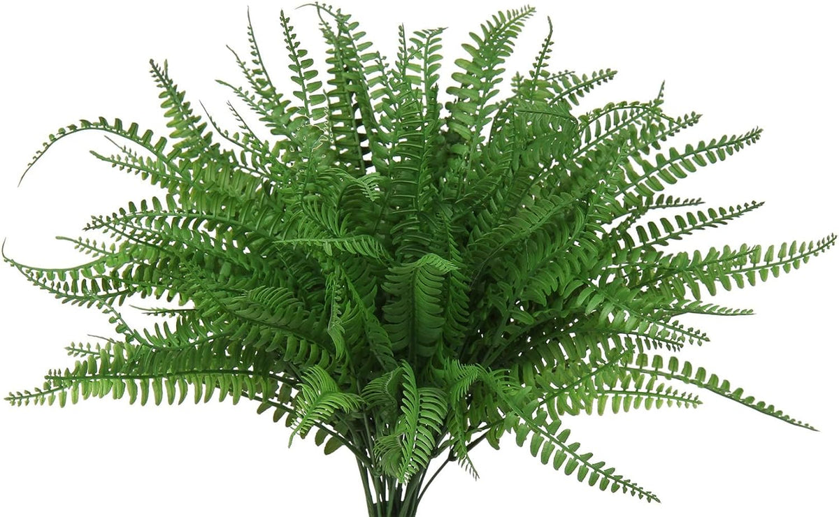 Artificial Rosemary Stems Fake Greenery Plants Faux Bushes Shrubs in Frosted Green for Decor Home Indoor Outdoor Garden 4pcs