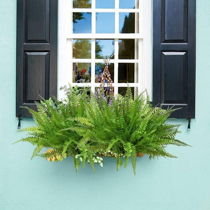 Artificial Rosemary Stems Fake Greenery Plants Faux Bushes Shrubs in Frosted Green for Decor Home Indoor Outdoor Garden 4pcs