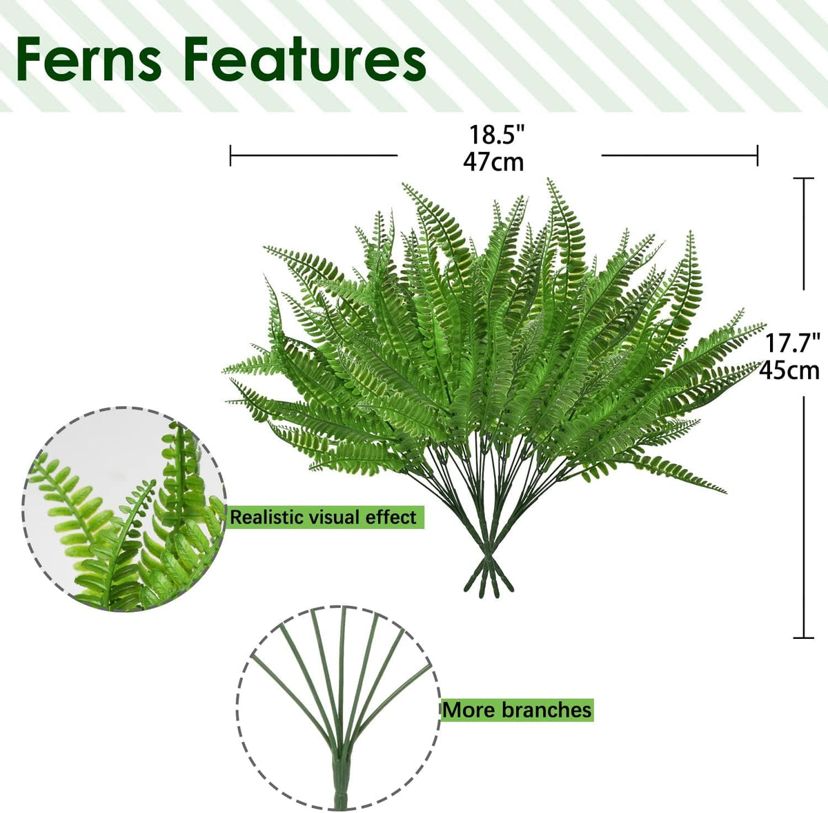 Artificial Rosemary Stems Fake Greenery Plants Faux Bushes Shrubs in Frosted Green for Decor Home Indoor Outdoor Garden 4pcs