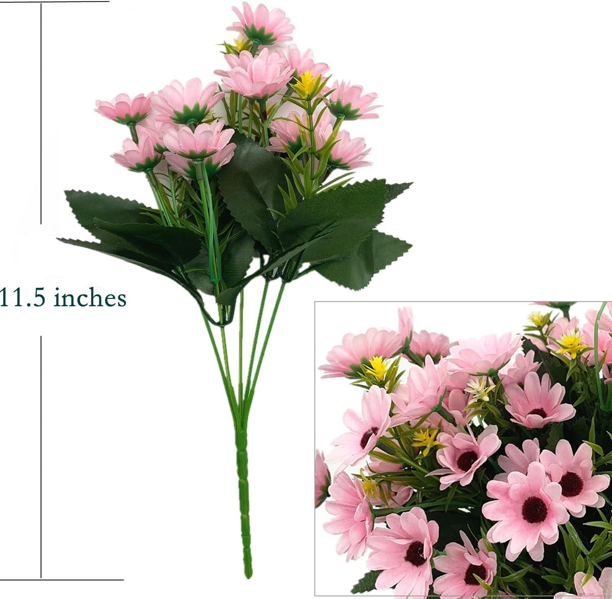 Artificial Plants, Fake Rosemary Shrubs, Faux Fern Stems Plastic Greenery for Indoor Outdoor Decor Home Farmhouse Bushes Garden Grass Porch Patio Wedding Bouquets Vase Filler DIY Decorations