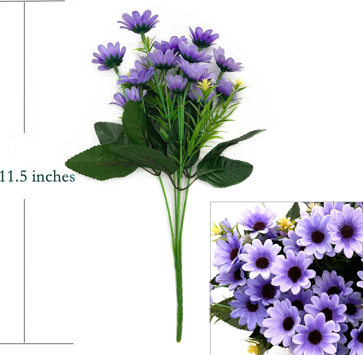 Artificial Plants, Fake Rosemary Shrubs, Faux Fern Stems Plastic Greenery for Indoor Outdoor Decor Home Farmhouse Bushes Garden Grass Porch Patio Wedding Bouquets Vase Filler DIY Decorations