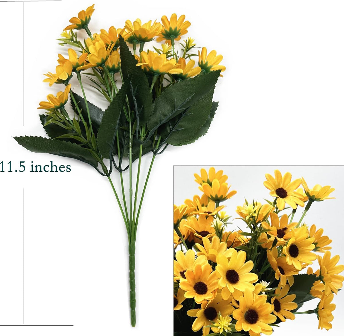 Artificial Plants, Fake Rosemary Shrubs, Faux Fern Stems Plastic Greenery for Indoor Outdoor Decor Home Farmhouse Bushes Garden Grass Porch Patio Wedding Bouquets Vase Filler DIY Decorations