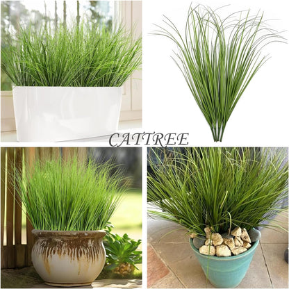 Artificial Plants, Fake Rosemary Shrubs, Faux Fern Stems Plastic Greenery for Indoor Outdoor Decor Home Farmhouse Bushes Garden Grass Porch Patio Wedding Bouquets Vase Filler DIY Decorations