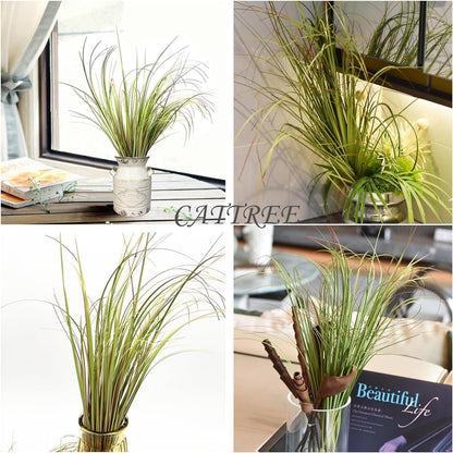 Artificial Plants, Fake Rosemary Shrubs, Faux Fern Stems Plastic Greenery for Indoor Outdoor Decor Home Farmhouse Bushes Garden Grass Porch Patio Wedding Bouquets Vase Filler DIY Decorations