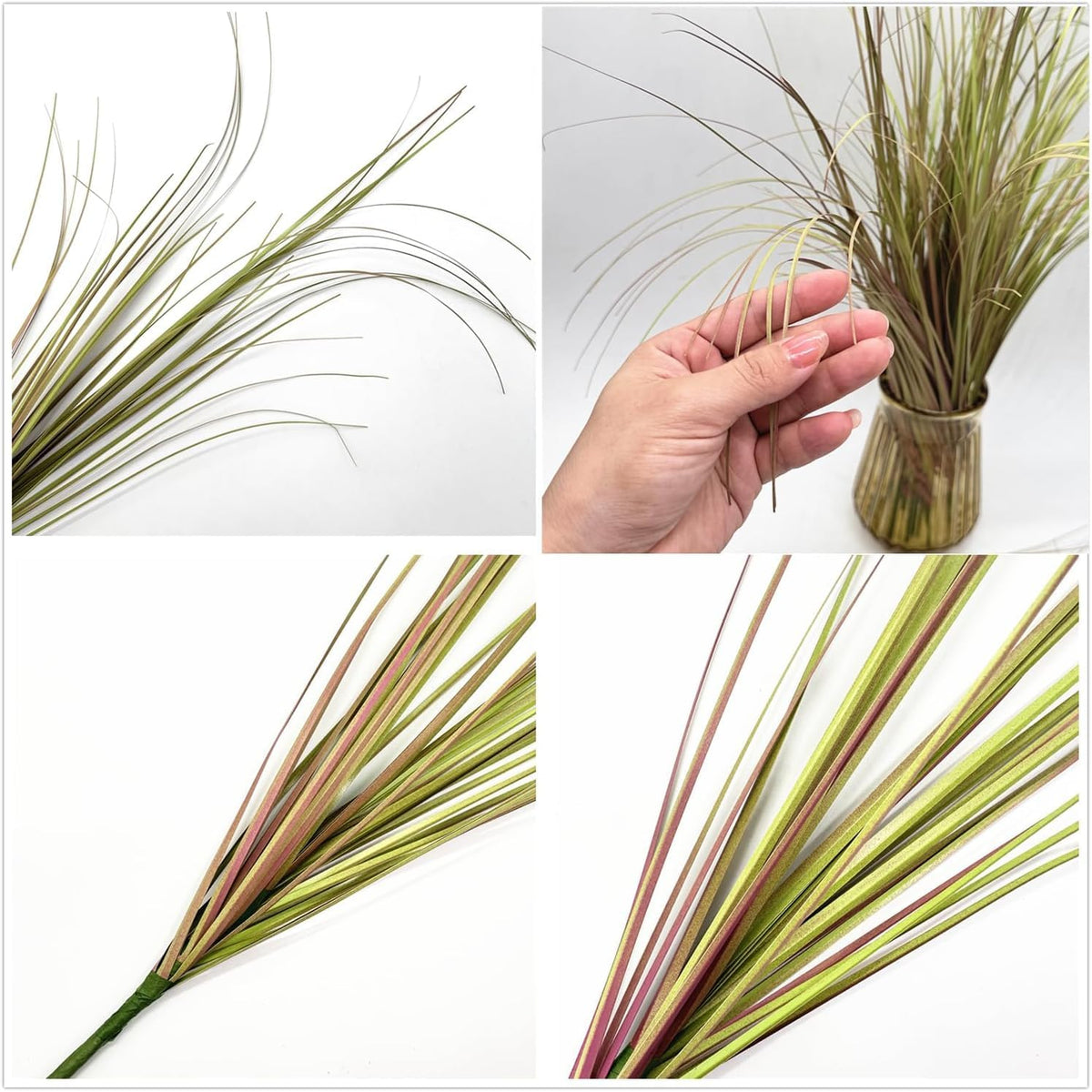 Artificial Plants, Fake Rosemary Shrubs, Faux Fern Stems Plastic Greenery for Indoor Outdoor Decor Home Farmhouse Bushes Garden Grass Porch Patio Wedding Bouquets Vase Filler DIY Decorations