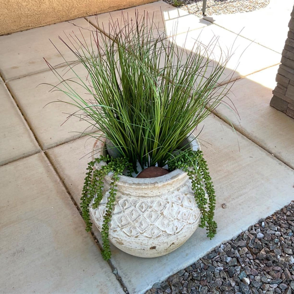 Artificial Plants, Fake Rosemary Shrubs, Faux Fern Stems Plastic Greenery for Indoor Outdoor Decor Home Farmhouse Bushes Garden Grass Porch Patio Wedding Bouquets Vase Filler DIY Decorations