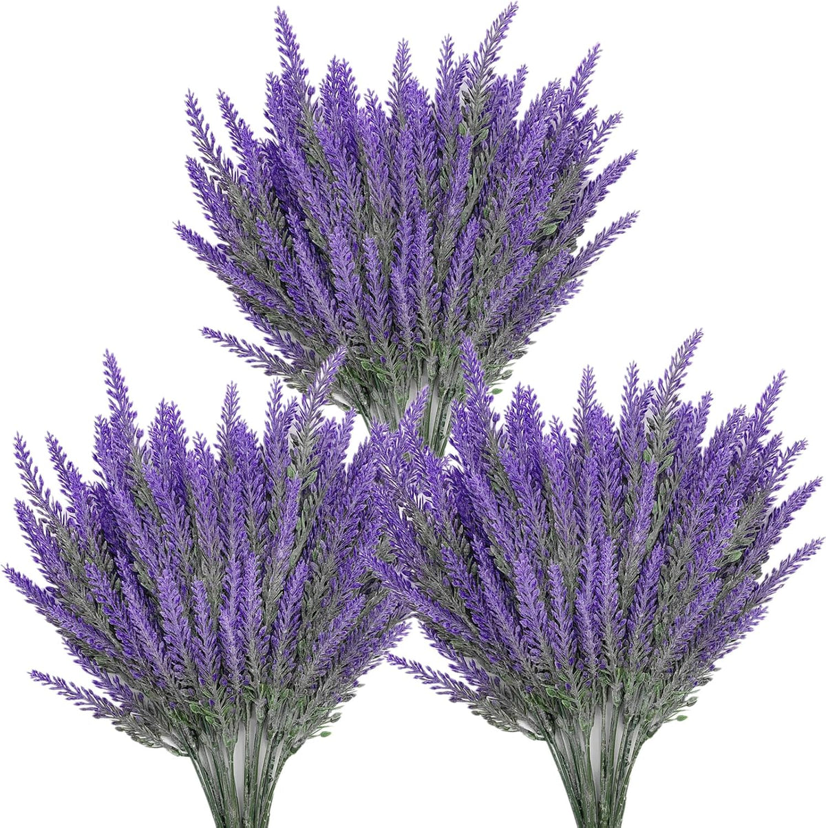 Artificial Plants, Fake Rosemary Shrubs, Faux Fern Stems Plastic Greenery for Indoor Outdoor Decor Home Farmhouse Bushes Garden Grass Porch Patio Wedding Bouquets Vase Filler DIY Decorations