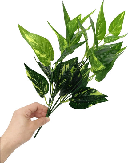 Artificial Plants, Fake Rosemary Shrubs, Faux Fern Stems Plastic Greenery for Indoor Outdoor Decor Home Farmhouse Bushes Garden Grass Porch Patio Wedding Bouquets Vase Filler DIY Decorations