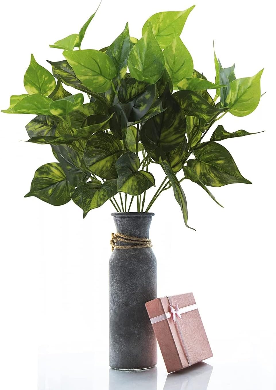 Artificial Plants, Fake Rosemary Shrubs, Faux Fern Stems Plastic Greenery for Indoor Outdoor Decor Home Farmhouse Bushes Garden Grass Porch Patio Wedding Bouquets Vase Filler DIY Decorations