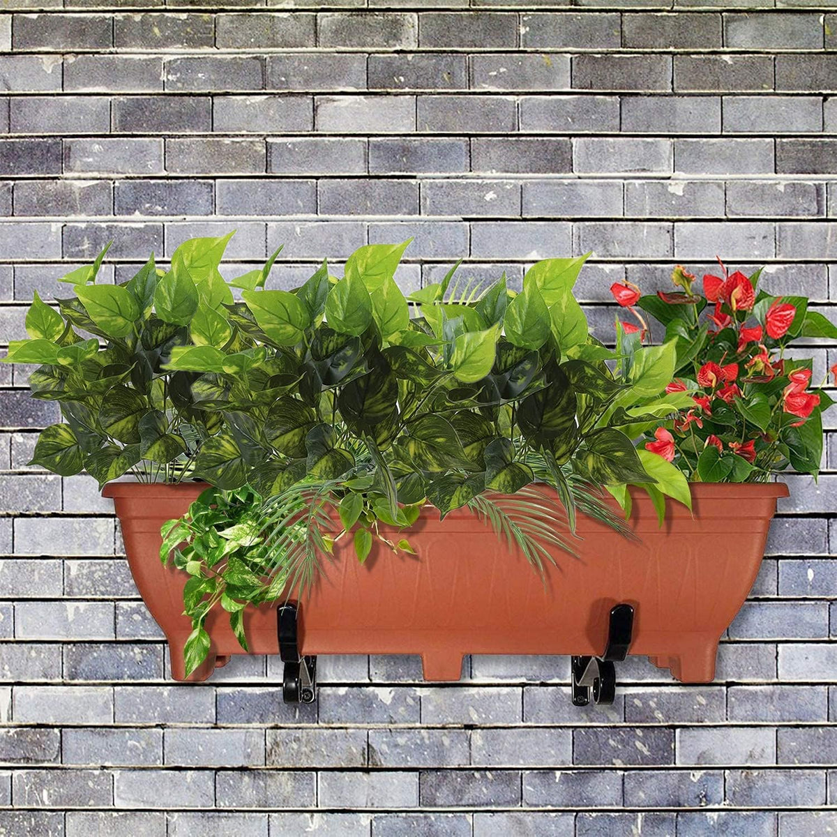 Artificial Plants, Fake Rosemary Shrubs, Faux Fern Stems Plastic Greenery for Indoor Outdoor Decor Home Farmhouse Bushes Garden Grass Porch Patio Wedding Bouquets Vase Filler DIY Decorations