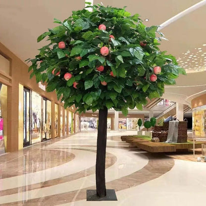 Artificial Apple Tree - Fake Plant for Home Office and Living Room Decor, Ideal for Ecological Gardens and Housewarming Gifts