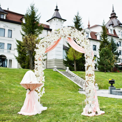 2 Pcs Artificial Bougainvillea Flowers Garland Fake Silk Bougainvilleas Vines Trailing Fuchsia Faux Hanging Flowers Plants Bougainvillea Artificial for Porch Wedding Arch Spring Summer Decor