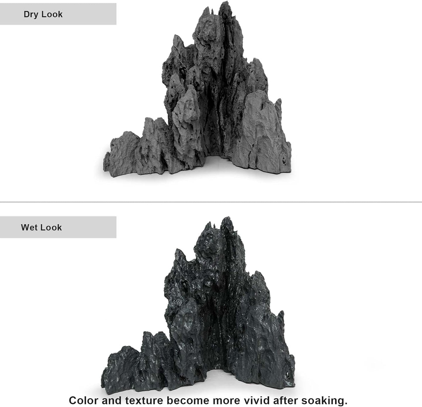 Aquarium Rocks Aquascaping, Micro Resin Seiryu Rock for Aquascaping