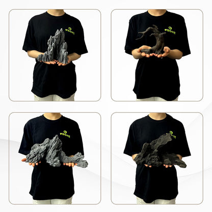 Aquarium Rocks Aquascaping, Micro Resin Seiryu Rock for Aquascaping