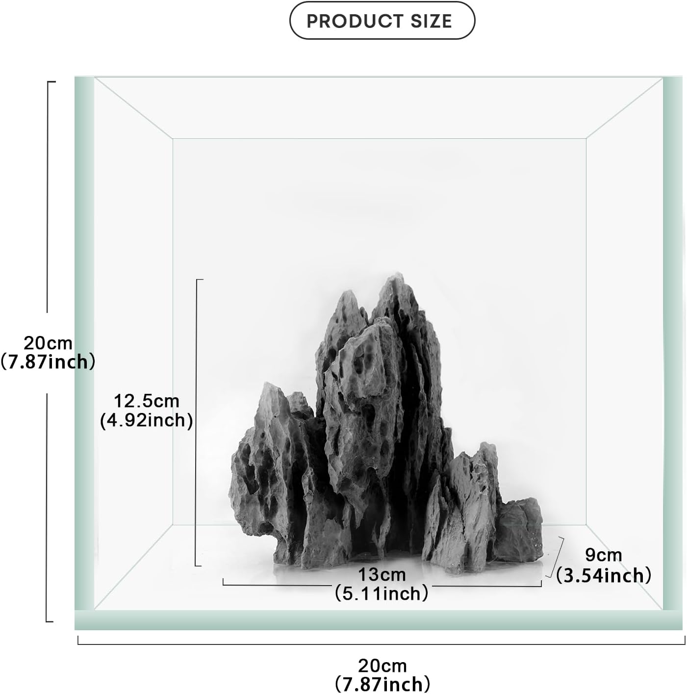 Aquarium Rocks Aquascaping, Micro Resin Seiryu Rock for Aquascaping