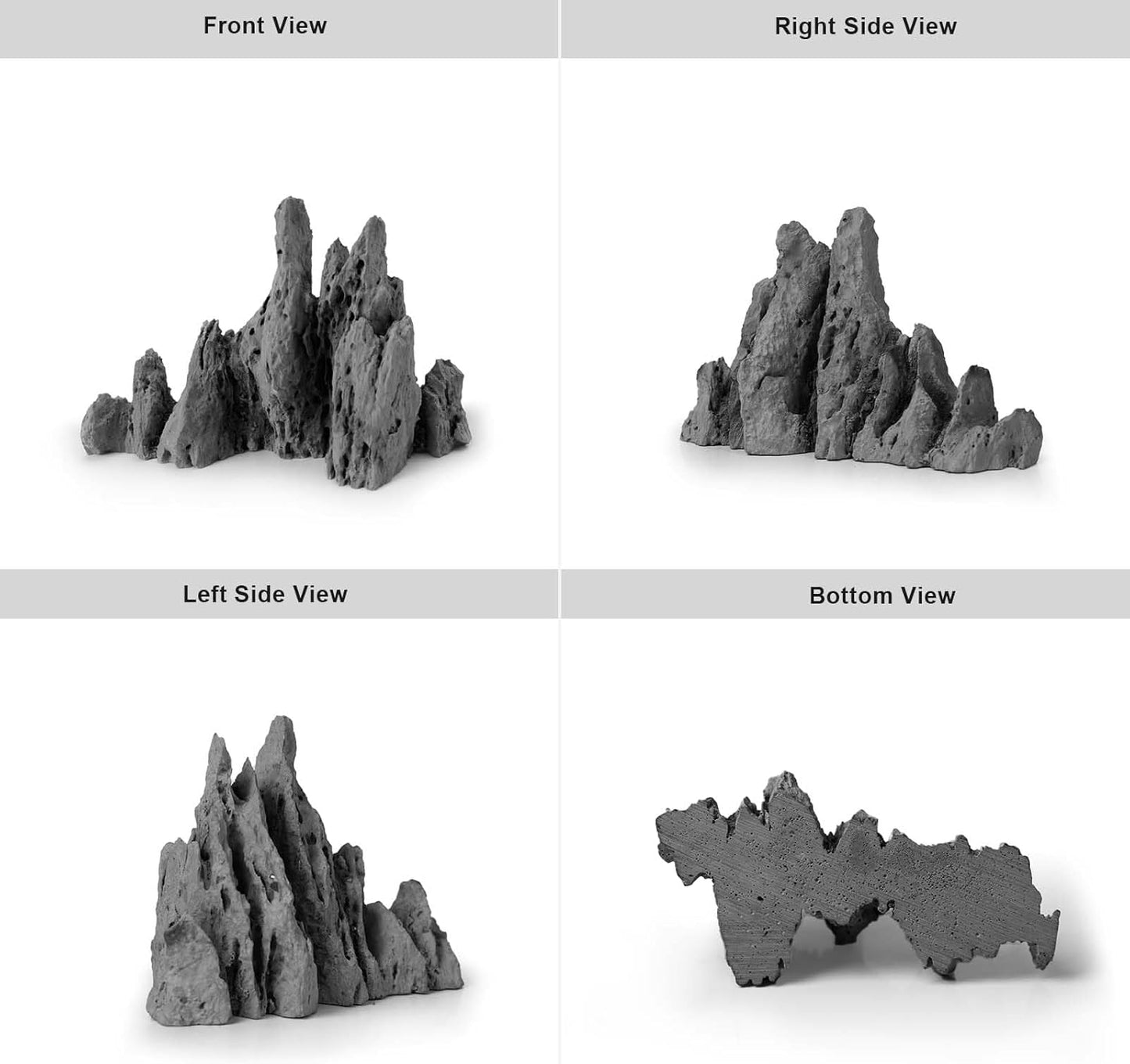 Aquarium Rocks Aquascaping, Micro Resin Seiryu Rock for Aquascaping