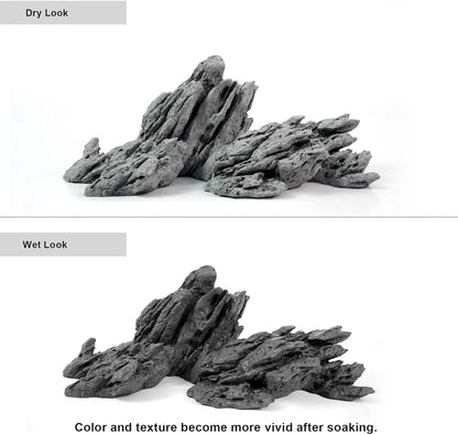Aquarium Rocks Aquascaping, Micro Resin Seiryu Rock for Aquascaping