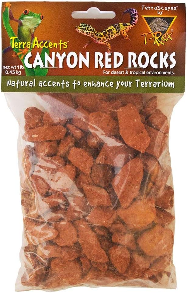 T-Rex Reptile Terrarium Décor -Terra Accents Canyon Red Rocks