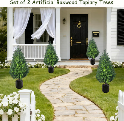 3.7FT Artificial Bougainvillea Tree, Faux Silk Flowering Potted Plant with Realistic Wood Trunk for Indoor Outdoor Home Decor, Front Porch, Patio & Garden