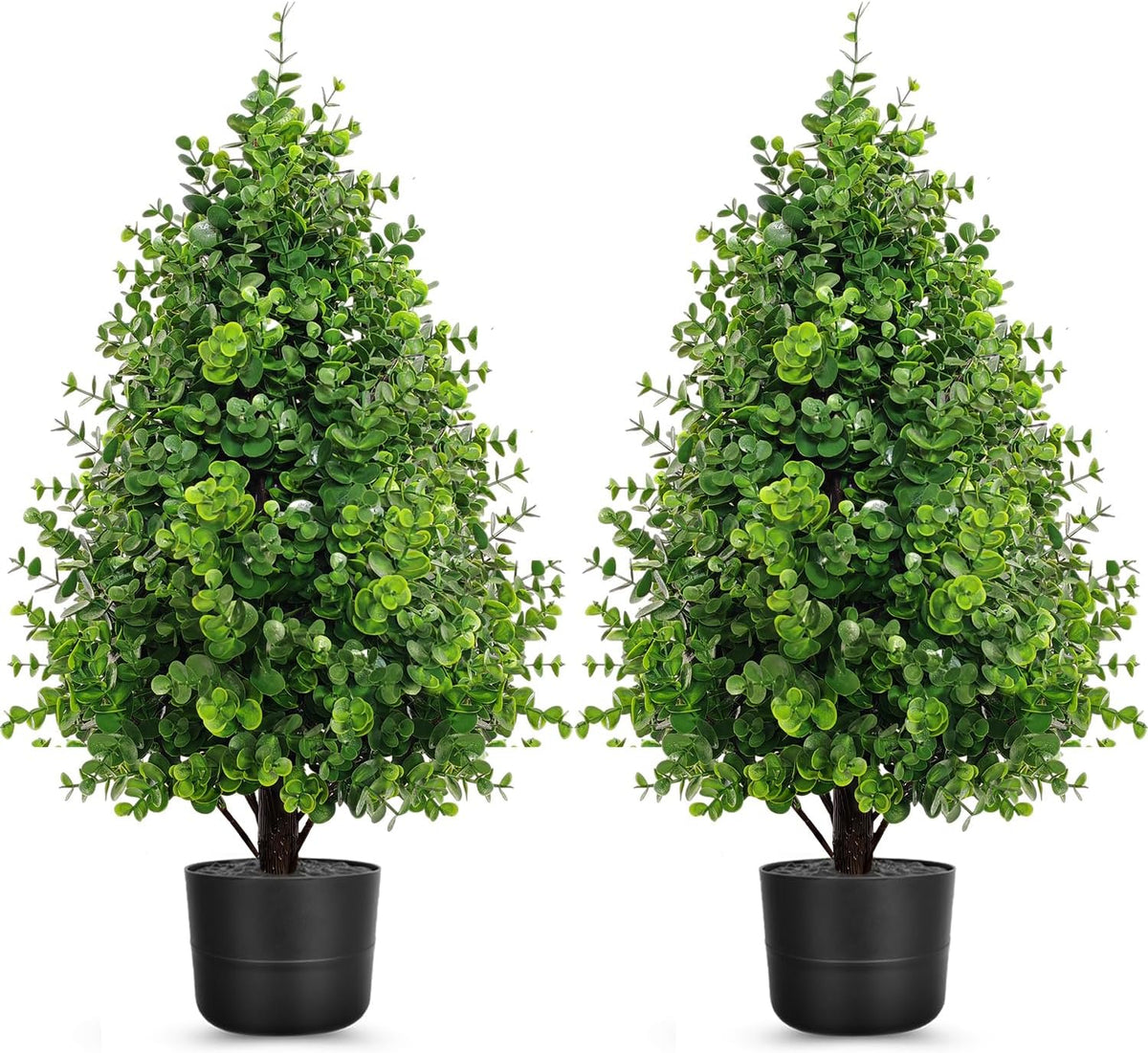 3.7FT Artificial Bougainvillea Tree, Faux Silk Flowering Potted Plant with Realistic Wood Trunk for Indoor Outdoor Home Decor, Front Porch, Patio & Garden