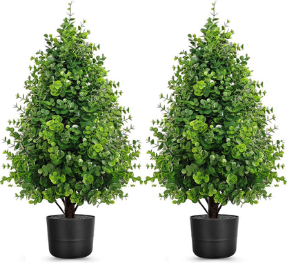 3.7FT Artificial Bougainvillea Tree, Faux Silk Flowering Potted Plant with Realistic Wood Trunk for Indoor Outdoor Home Decor, Front Porch, Patio & Garden