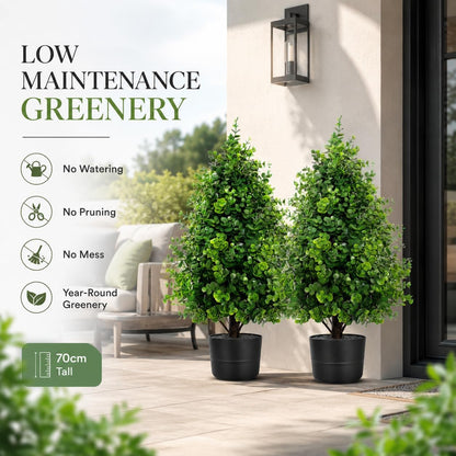 3.7FT Artificial Bougainvillea Tree, Faux Silk Flowering Potted Plant with Realistic Wood Trunk for Indoor Outdoor Home Decor, Front Porch, Patio & Garden