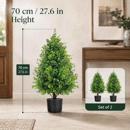 3.7FT Artificial Bougainvillea Tree, Faux Silk Flowering Potted Plant with Realistic Wood Trunk for Indoor Outdoor Home Decor, Front Porch, Patio & Garden